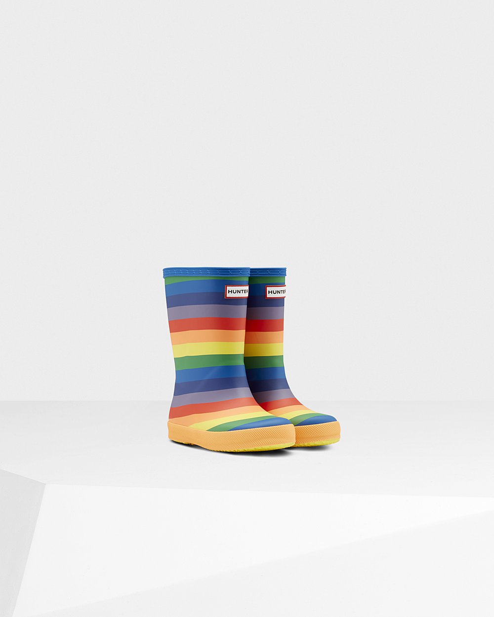 Botas De Agua Hunter Niños Original First Classic Rainbow - Multicolor - Argentina 5679LGETM